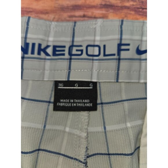 Nike Golf Mens Plaid Performance Golf Shorts 36 - Picture 3 of 6